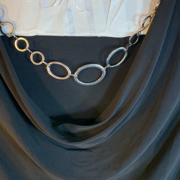 MKM Designs Women Top 3X Black Pullover Scoop Neck Embellished Classy Office VTG - Picture 2 of 11